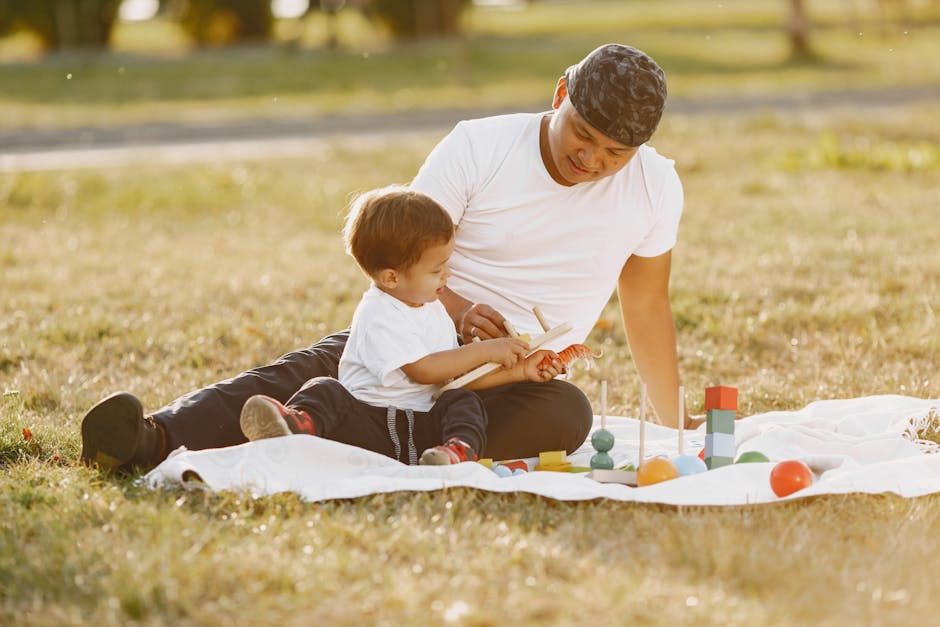 child confidence building, parent child positive interaction, kids playing outdoors