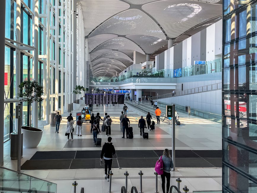 Incheon International Airport Terminal 2 interior, departure hall 2025