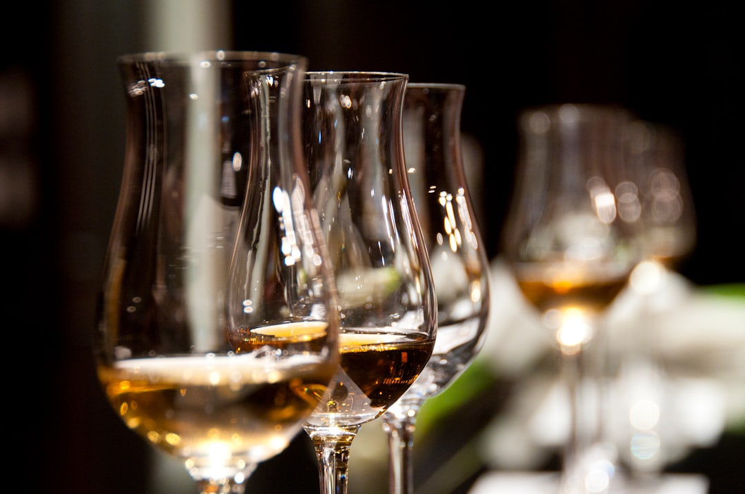 whisky tasting glass, comparison lineup