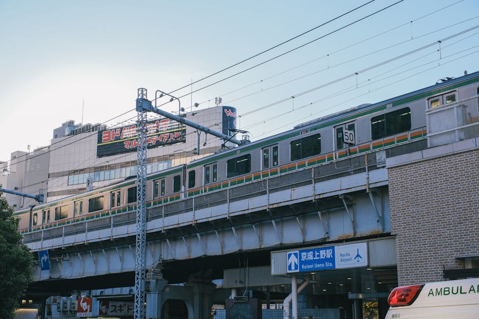 Dubai metro airport red line, Narita Express train Japan