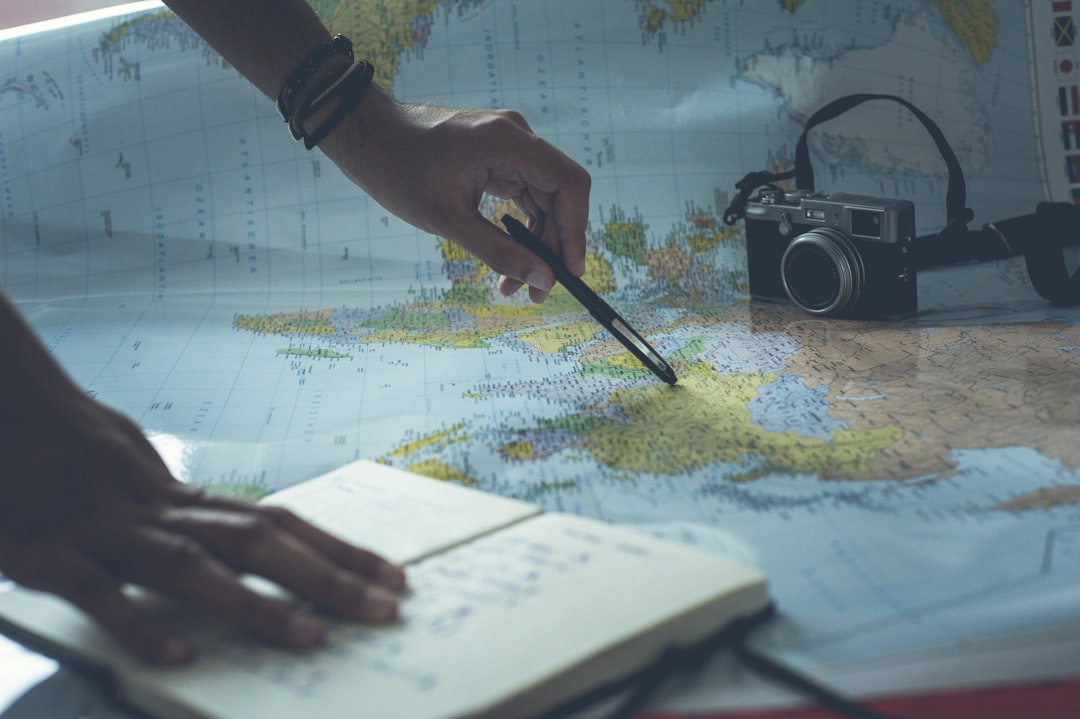 travel safety checklist, solo traveler planning map
